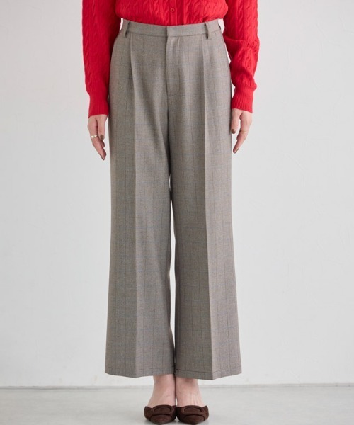 Pierrot（ピエロ）の「柄が選べるストレートパンツ（その他パンツ・レディース・ストライプ/チェック・PM/M/L）」の10枚目の写真