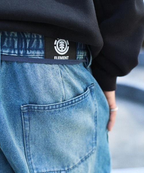 ELEMENT（エレメント）の「ELEMENT メンズ SHOD PANTS HAMMER デニムパンツ 【2025年秋冬モデル】/エレメントシューレース付きウエストゴムテーパードデニム（デニムパンツ・メンズ・ブルー系その他2/ブラック系その他/ブルー系その他/インディゴブルー・MEDIUM/LARGE/X-LARGE）」の20枚目の写真