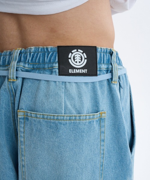 ELEMENT（エレメント）の「ELEMENT メンズ SHOD PANTS HAMMER デニムパンツ 【2025年秋冬モデル】/エレメントシューレース付きウエストゴムテーパードデニム（デニムパンツ・メンズ・ブルー系その他2/ブラック系その他/ブルー系その他/インディゴブルー・MEDIUM/LARGE/X-LARGE）」の21枚目の写真