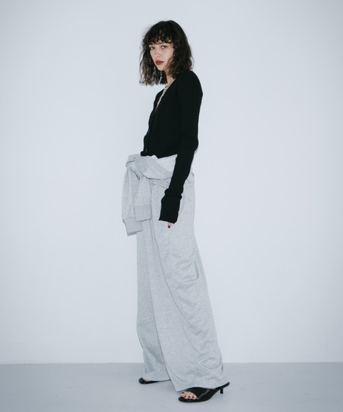 HANNE（アン）の「Vネックスウェットジャンプスーツ（つなぎ/オールインワン・レディース・グレー/ブラウン・S/M）」の19枚目の写真