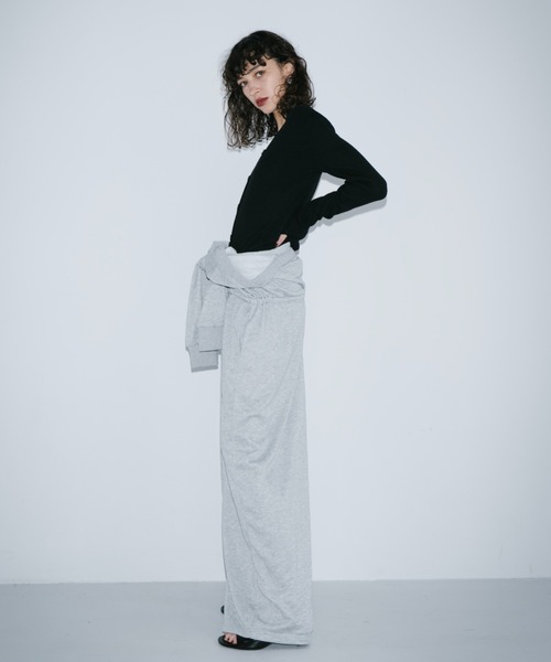 HANNE（アン）の「Vネックスウェットジャンプスーツ（つなぎ/オールインワン・レディース・グレー/ブラウン・S/M）」の20枚目の写真