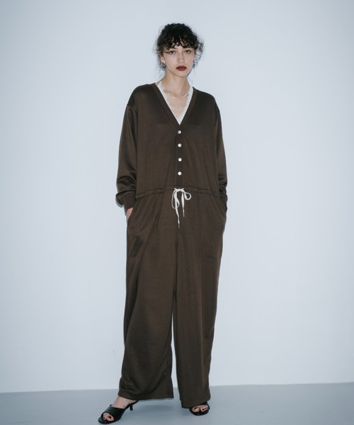 未使用品　pelleq フロントジップ　スウェットジャンプスーツ つなぎ pelleq 待望の21AWcollection – en-inc.