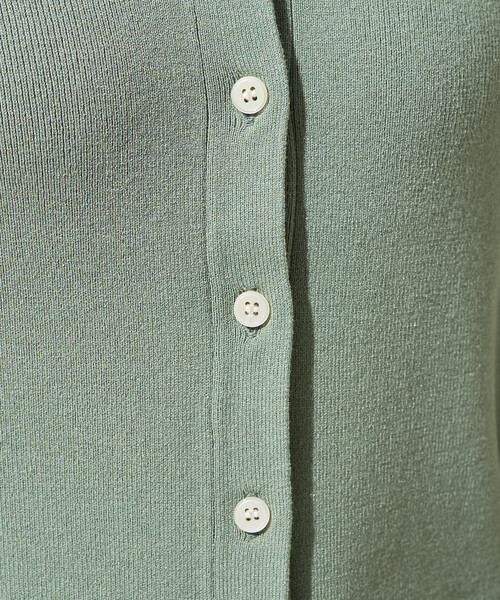 FREAK'S STORE(フリークスストア)の「限定展開 スキッパー ポロ ニット カーディガン(カーディガン/ボレロ・レディース・ブラック/レッド/ナチュラル/イエロー/ネイビー/ベージュ/レモンイエロー/ブルーグリーン/ライトグレー・フリ-)」の15枚目の写真