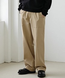 Lazar（ラザル）の「Twill Baker Pants/バギーシルエット ツイル ベイカーパンツ/ミリタリーパンツ（カーゴパンツ・レディース）」