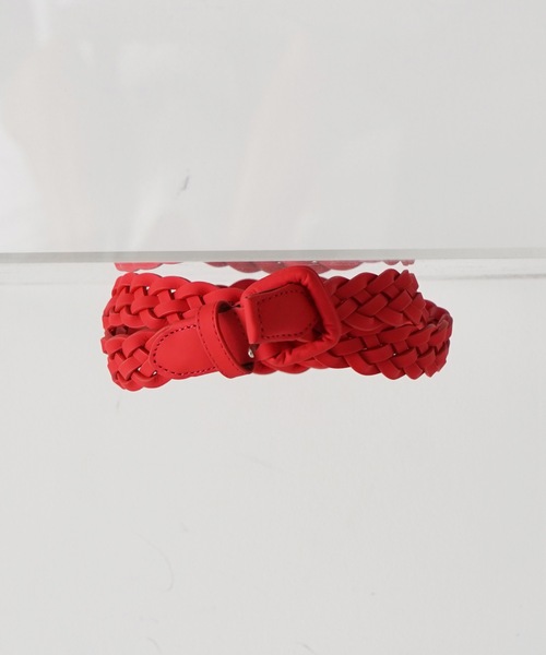 KAIKO（カイコー）の「KAIKO Hand braid belt 表（ベルト・メンズ・ブラック/ブルー/ホワイト/レッド・ONESIZE）」の4枚目の写真