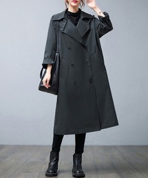 ダークグレー トレンチコート S/M ベーシックトレンチコート – FACE SANS FARD