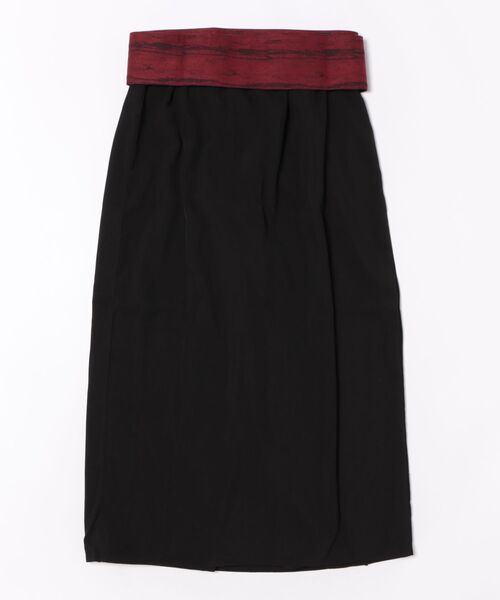 カヤ（カヤ）の「【カヤ】倭の晴れ着 メンズ帯付きラップ風パンツ（その他パンツ・メンズ・スミクロ/ネイビー/ブラウン・FREE）」の4枚目の写真