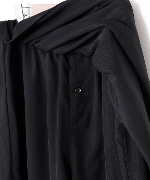 カヤ（カヤ）の「【カヤ】倭の晴れ着 メンズ帯付きラップ風パンツ（その他パンツ・メンズ・スミクロ/ネイビー/ブラウン・FREE）」の8枚目の写真