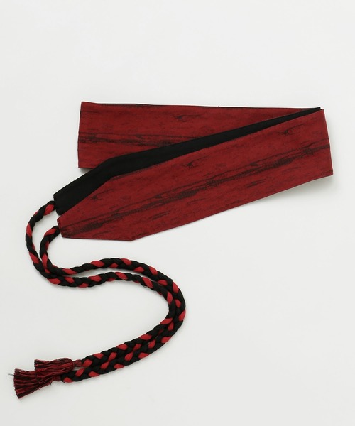 カヤ（カヤ）の「【カヤ】倭の晴れ着 メンズ帯付きラップ風パンツ（その他パンツ・メンズ・スミクロ/ネイビー/ブラウン・FREE）」の6枚目の写真