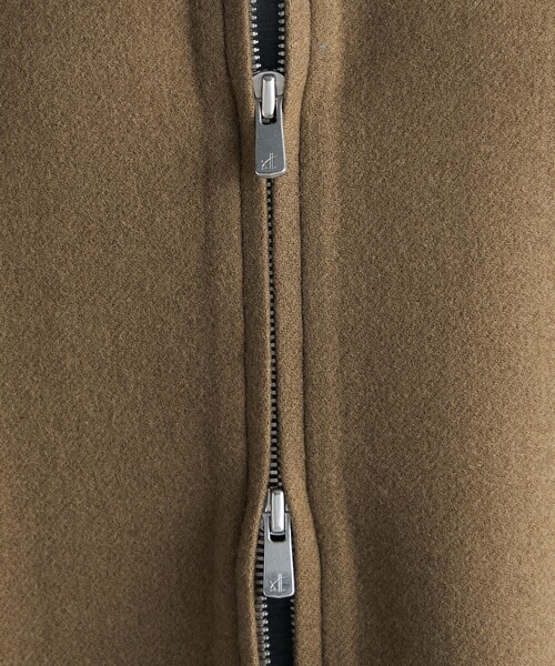 EDITION（エディション）の「ウールカシミヤ ダブルフェイス ジップブルゾン（その他アウター・レディース・チャコールグレー/キャメル・36/34）」の12枚目の写真