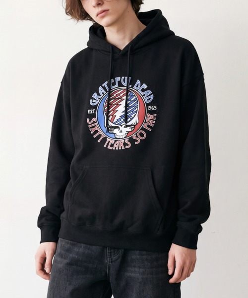 ROCK-OFF(ロックオフ)の「【ROCK-OFF】【AW】GRATEFUL DEAD STEALIE 60 HOODIE(パーカー・メンズ・ブラック・MEDIUM/LARGE/X-LARGE)」の1枚目の写真