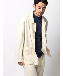 SUIT SQUARE（スーツスクエア）の「カバーオールシャツ ストレッチ 防シワ 吸水速乾 コーデュロイ 無地（カバーオール）」