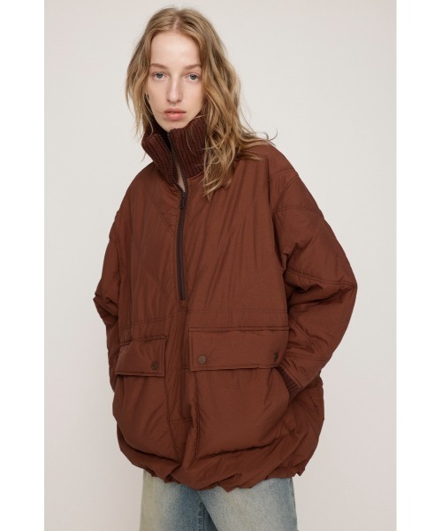 ジャケット・アウター QUILTING STAND NYLON PULLOVER SLY moussy セール】QUILTING STAND NYLON PULLOVER キルティング スタンド