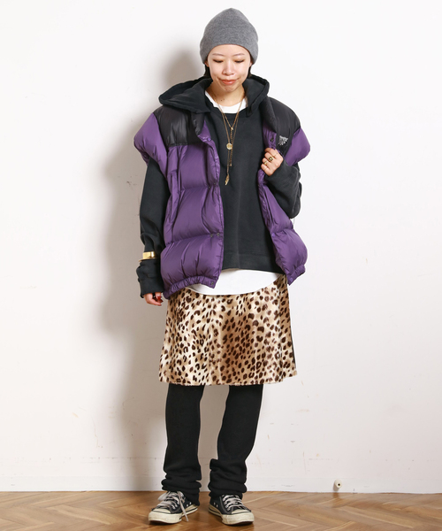 StandAlone/スタンド アローン】HALF SLEEVE PUFFER Jacket（ダウン