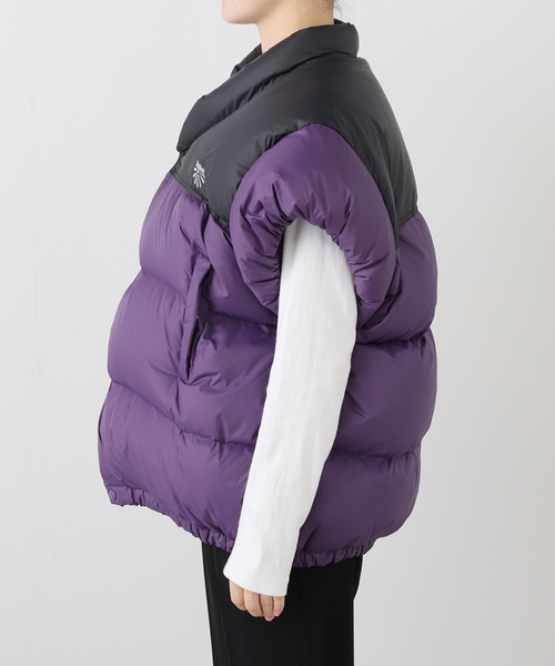 セール】【StandAlone/スタンド アローン】HALF SLEEVE PUFFER Jacket
