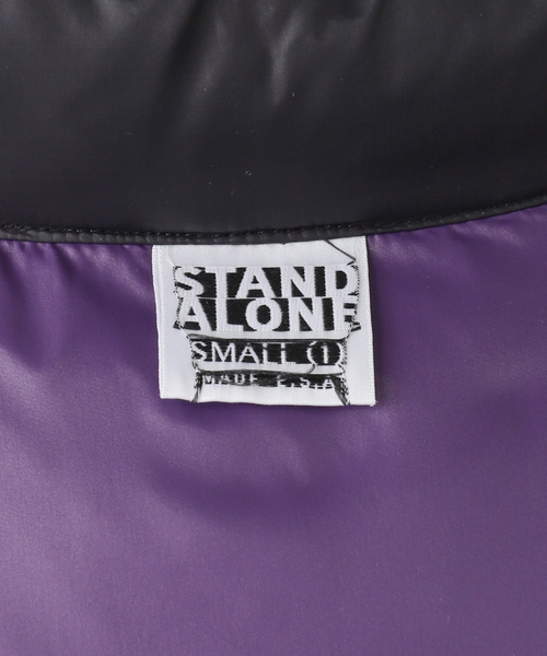 セール】【StandAlone/スタンド アローン】HALF SLEEVE PUFFER Jacket