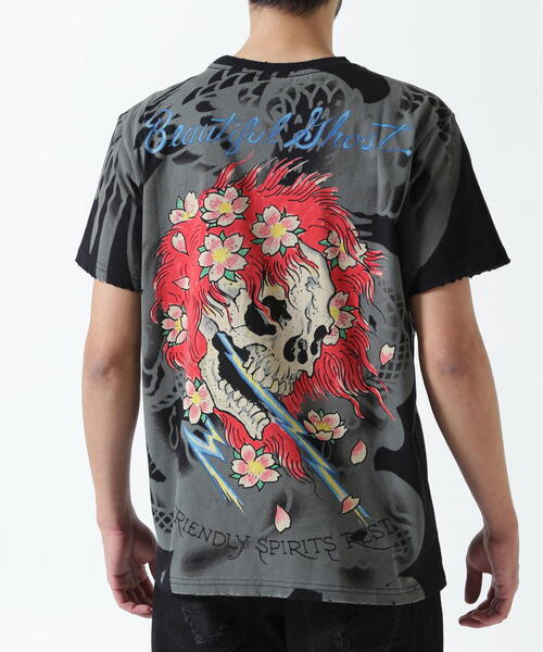 Ed Hardy(エドハーディー)の「Ed Hardy/エド ハーディー/EDMG SS TEE_LEO(Tシャツ/カットソー・メンズ・ブラック・L/M/XL)」の3枚目の写真