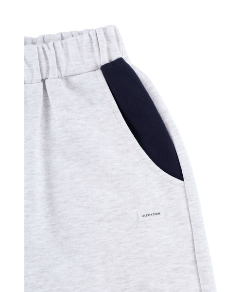 ALEXIA STAM（アリシアスタン）の「Wellness Contrast Sweat Pants /ウェルネス コントラストスウェットパンツ（スウェットパンツ・レディース・アイボリー/グレー・S/M）」の21枚目の写真