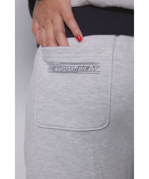 ALEXIA STAM（アリシアスタン）の「Wellness Contrast Sweat Pants /ウェルネス コントラストスウェットパンツ（スウェットパンツ・レディース・アイボリー/グレー・S/M）」の11枚目の写真