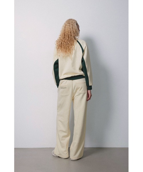 ALEXIA STAM（アリシアスタン）の「Wellness Contrast Sweat Pants /ウェルネス コントラストスウェットパンツ（スウェットパンツ・レディース・アイボリー/グレー・S/M）」の5枚目の写真