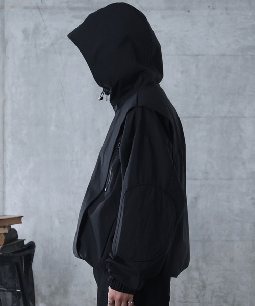Confirm（コンファーム）の「AW Y2K ナイロンジャケット メンズ レディース ユニセックス 【Confirm】（ナイロンジャケット・メンズ・ブラック・M/L）」の7枚目の写真