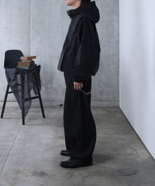 Confirm（コンファーム）の「AW Y2K ナイロンジャケット メンズ レディース ユニセックス 【Confirm】（ナイロンジャケット・メンズ・ブラック・M/L）」の12枚目の写真