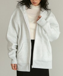 HEAVY WEIGHT SWEAT 裏起毛BIGジップアップパーカー