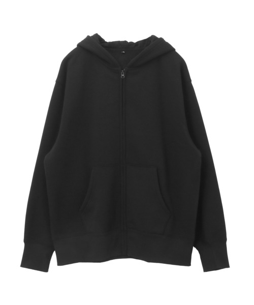 itto...(イット)の「HEAVY WEIGHT SWEAT 裏起毛BIGジップアップパーカー(パーカー・レディース・ブラック/杢グレー/オートミール・M)」の19枚目の写真