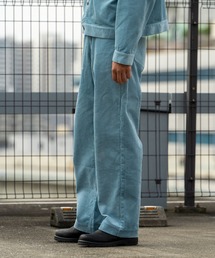 パンツ（ブルー・ネイビー/青色系・コーデュロイ）ファッション