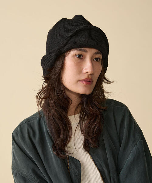 GARDEN TOKYO（ガーデントウキョウ）の「CPH/シーピーエイチ/CUFF KNIT CAP AVIATOR（キャップ・メンズ・ブラック/グレー・F）」の17枚目の写真