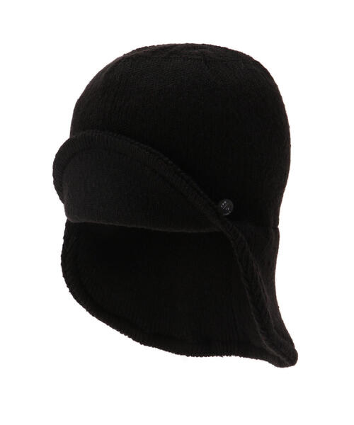 GARDEN TOKYO（ガーデントウキョウ）の「CPH/シーピーエイチ/CUFF KNIT CAP AVIATOR（キャップ・メンズ・ブラック/グレー・F）」の9枚目の写真