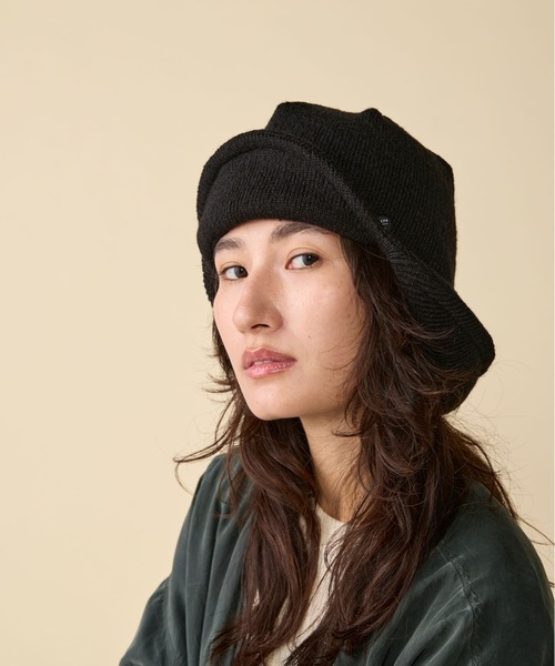 GARDEN TOKYO（ガーデントウキョウ）の「CPH/シーピーエイチ/CUFF KNIT CAP AVIATOR（キャップ・メンズ・ブラック/グレー・F）」の3枚目の写真
