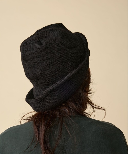 GARDEN TOKYO（ガーデントウキョウ）の「CPH/シーピーエイチ/CUFF KNIT CAP AVIATOR（キャップ・メンズ・ブラック/グレー・F）」の6枚目の写真