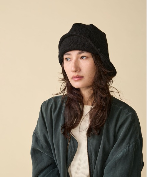 GARDEN TOKYO（ガーデントウキョウ）の「CPH/シーピーエイチ/CUFF KNIT CAP AVIATOR（キャップ・メンズ・ブラック/グレー・F）」の7枚目の写真