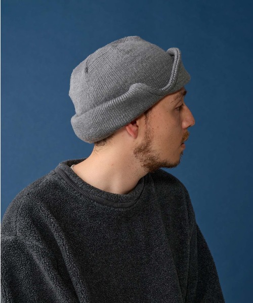 GARDEN TOKYO（ガーデントウキョウ）の「CPH/シーピーエイチ/CUFF KNIT CAP AVIATOR（キャップ・メンズ・ブラック/グレー・F）」の13枚目の写真