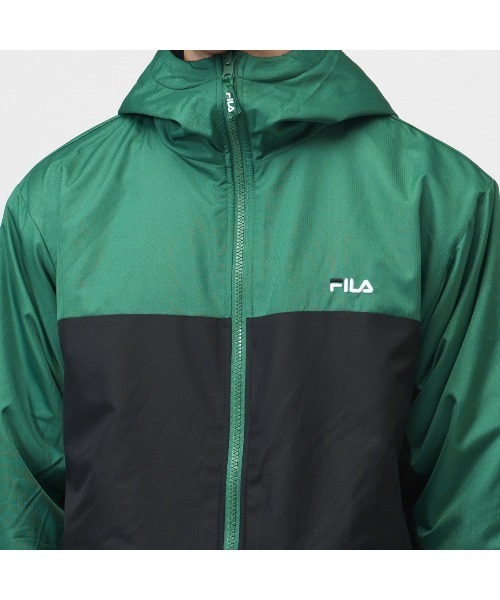 FILA(フィラ)の「【別注】フィラ FILA リバーシブルウィンドジャケット 限定コラボ(ナイロンジャケット・メンズ・ブラック×グリーン/レッド/ホワイト×ネイビー・M/L/LL/3L)」の8枚目の写真