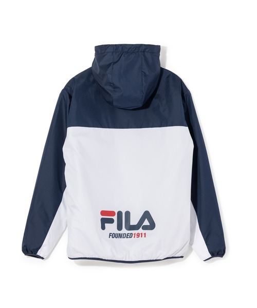FILA(フィラ)の「【別注】フィラ FILA リバーシブルウィンドジャケット 限定コラボ(ナイロンジャケット・メンズ・ブラック×グリーン/レッド/ホワイト×ネイビー・M/L/LL/3L)」の13枚目の写真