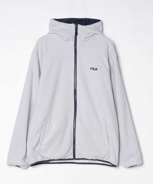 FILA(フィラ)の「【別注】フィラ FILA リバーシブルウィンドジャケット 限定コラボ(ナイロンジャケット・メンズ・ブラック×グリーン/レッド/ホワイト×ネイビー・M/L/LL/3L)」の6枚目の写真