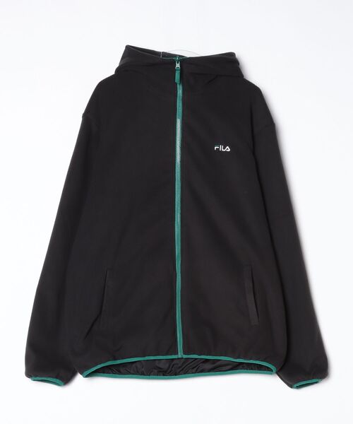 FILA(フィラ)の「【別注】フィラ FILA リバーシブルウィンドジャケット 限定コラボ(ナイロンジャケット・メンズ・ブラック×グリーン/レッド/ホワイト×ネイビー・M/L/LL/3L)」の7枚目の写真