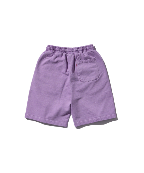 AECA(エイカ)の「GUNS N CLOVER SWEAT SHORTS-WASHED PURPLE(その他パンツ・メンズ・その他・MEDIUM/LARGE/SMALL/X-LARGE)」の3枚目の写真