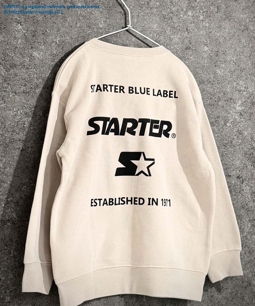 セール】【STARTER】スターター オーバーサイズ トレーナー