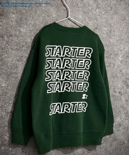 セール】【STARTER】スターター オーバーサイズ トレーナー