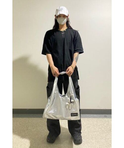 BLACKPURPLE（ブラックパープル）の「Blade cap-white&silver（キャップ・メンズ・ホワイト×シルバー・ONE SIZE）」の13枚目の写真