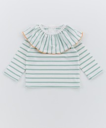 LaStella（ラステラ）の「ﾎﾞｰﾀﾞｰﾒﾛｳｶﾗｰﾛﾝT（Tシャツ/カットソー）」