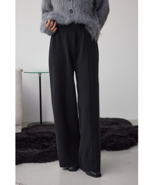 セール】格上げ ニットワイドパンツ（スラックス）｜AZUL BY MOUSSY