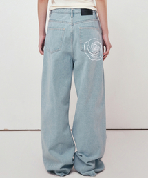 NICOLE ROSE POCKET DENIM PANTS_LIGHT BLUE