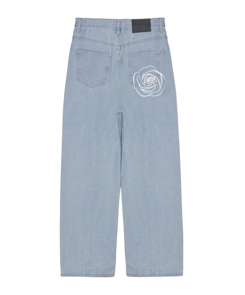 NICK&NICOLE(ニックアンドニコール)の「NICOLE ROSE POCKET DENIM PANTS_LIGHT BLUE(デニムパンツ・レディース・その他・SMALL/MEDIUM/LARGE)」の6枚目の写真