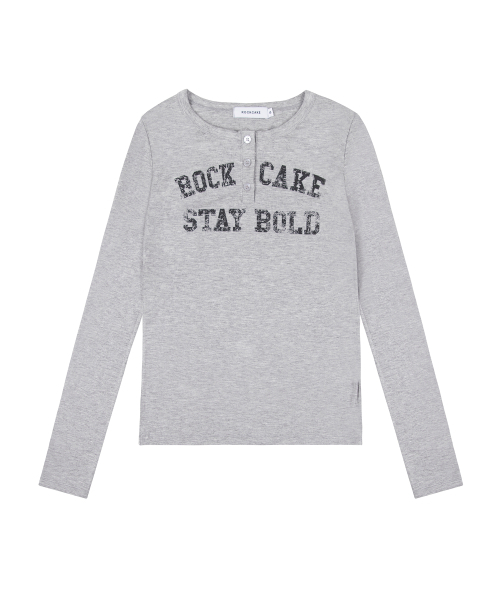 ROCKCAKE(ロックケーキ)の「Classic Henly Neck Top - Gray(Tシャツ/カットソー・レディース・その他・SMALL)」の12枚目の写真