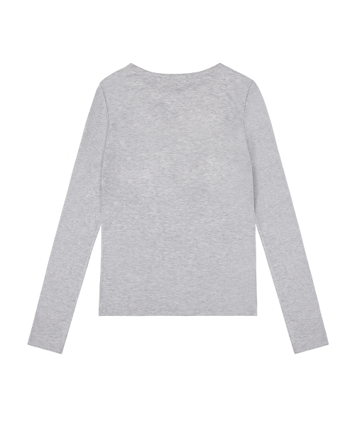 ROCKCAKE(ロックケーキ)の「Classic Henly Neck Top - Gray(Tシャツ/カットソー・レディース・その他・SMALL)」の13枚目の写真