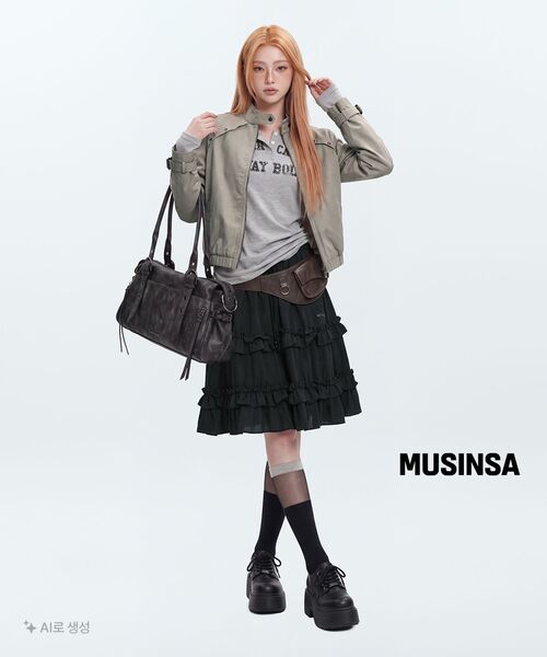 ROCKCAKE(ロックケーキ)の「Classic Henly Neck Top - Gray(Tシャツ/カットソー・レディース・その他・SMALL)」の15枚目の写真